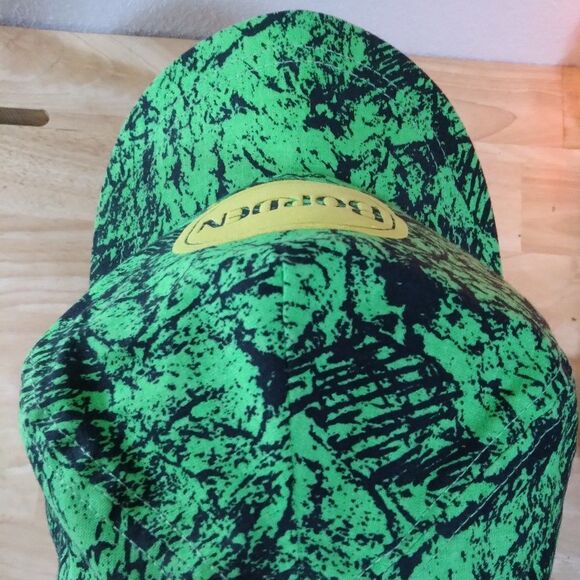 Vintage 90s Borden Abstract Neon Snap Back Hat - Picture 6 of 8